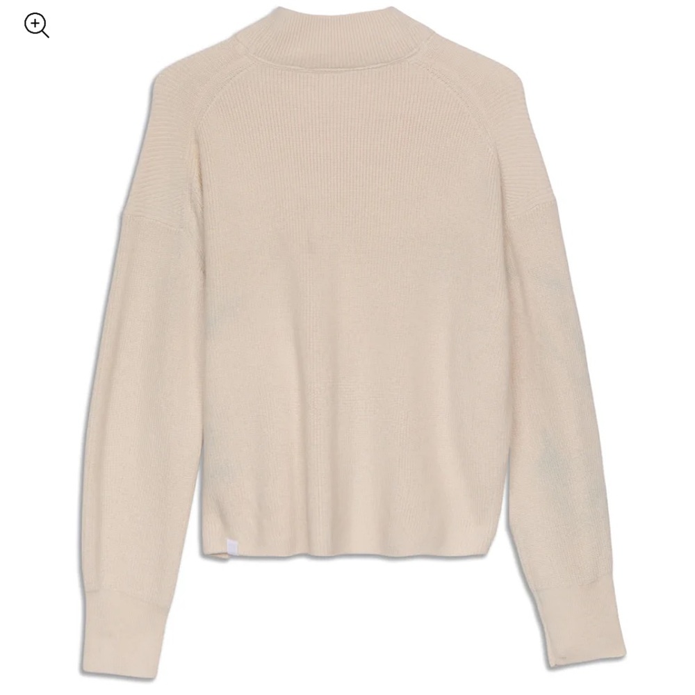 Lululemon Merino Wool-Blend Ribbed Turtleneck Sweater - Size 6
